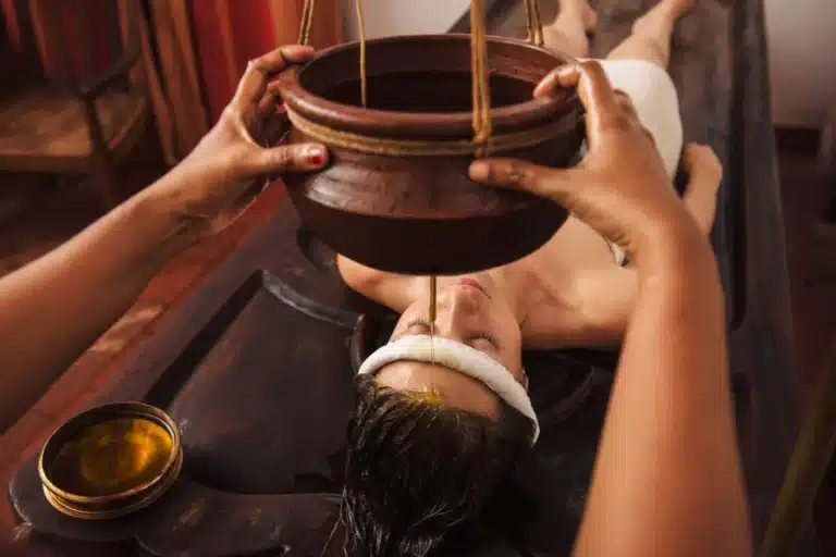 Combine Yoga Nidra with the Ayurvedic Treatment of Shirodhara for a Simultaneous Rejuvenation of Mind and Body